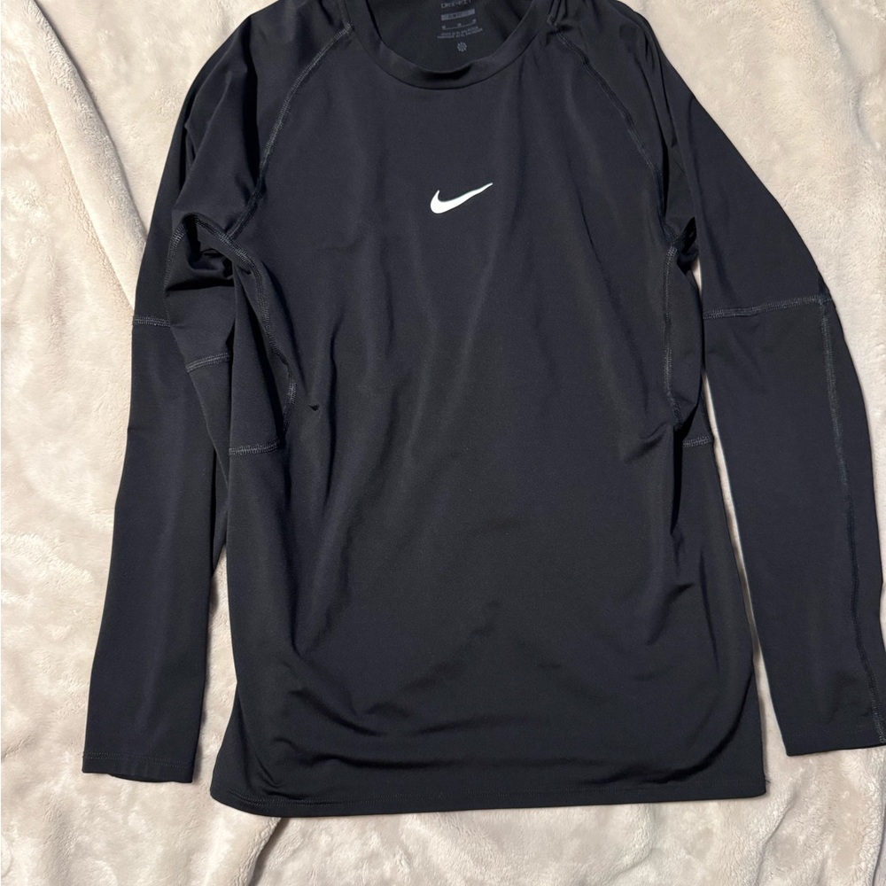 Nike Black Slim Fit Long Sleeve